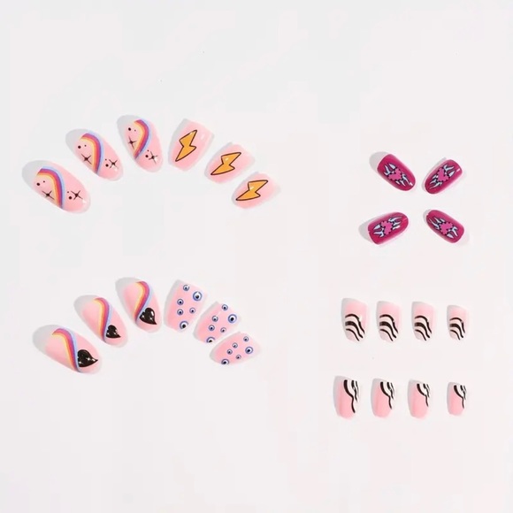 Press-On Nails with Epic Nail Art (Nail Glue Included!) - Picture 3 of 5